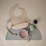 Mushie Cambridge Blue Silikone Starter Kop