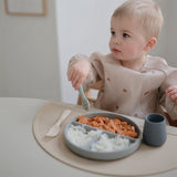 Mushie Cambridge Blue Silikone Starter Kop