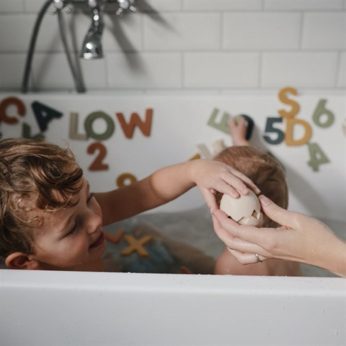 Mushie Dino Mold Free Badelegetøjssæt 5-Pak