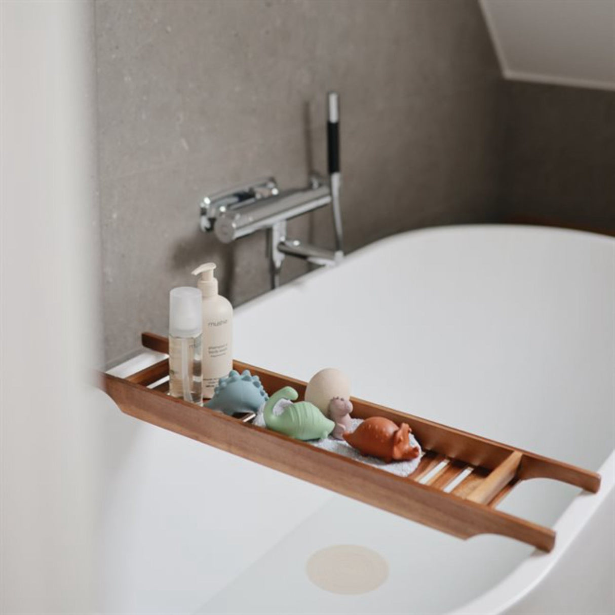 Mushie Dino Mold Free Badelegetøjssæt 5-Pak