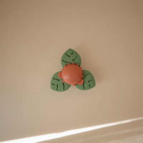 Mushie Dino Suction Spinner Legetøj