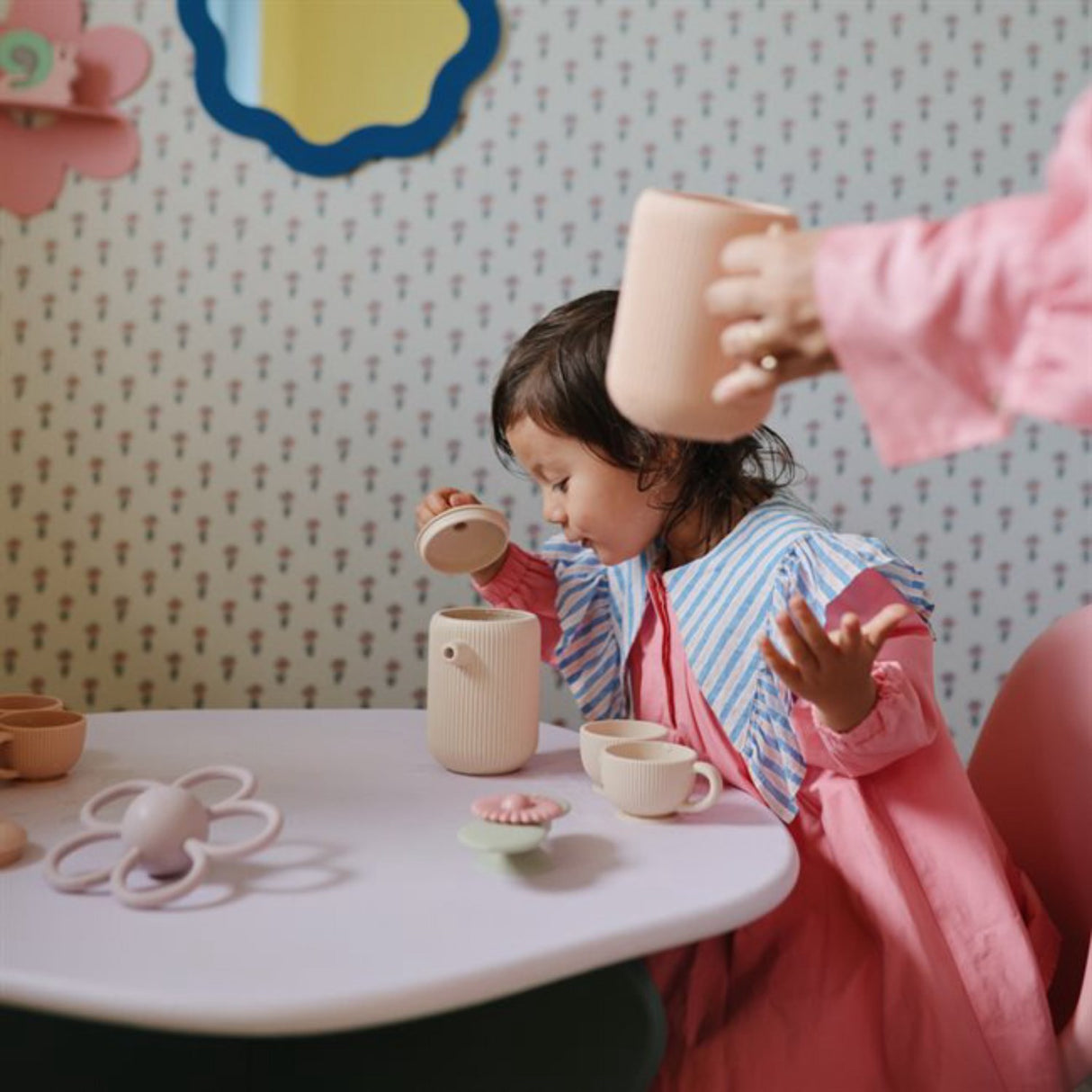 Mushie Shifting Sand Silikone Play Tesæt