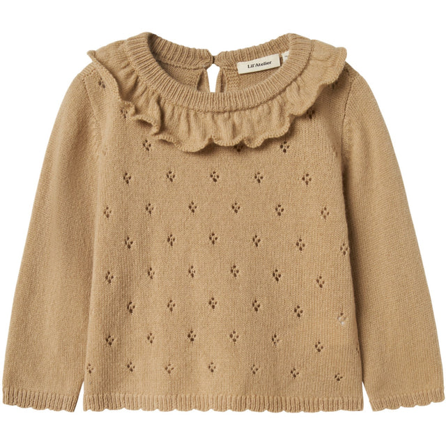 Lil'Atelier Safari Melange Nmfnalio Ls Strik Lil