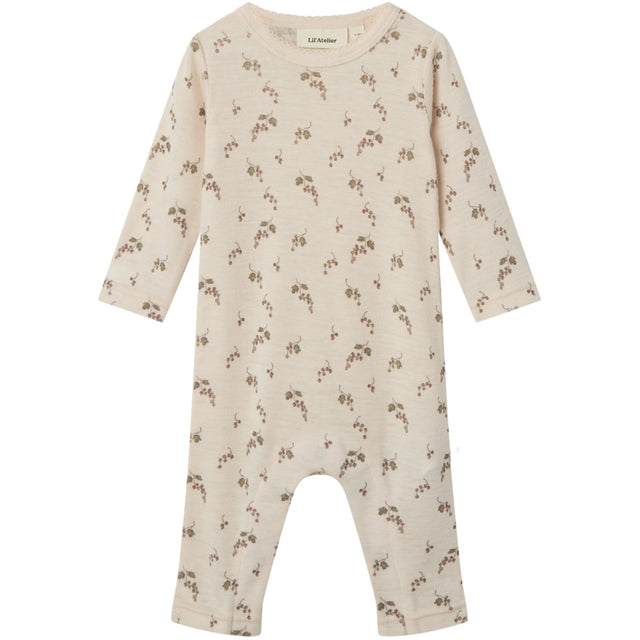 Lil'Atelier Morganite Berry Nbfnoel Nia Uld Ls Slim Dragt Lil