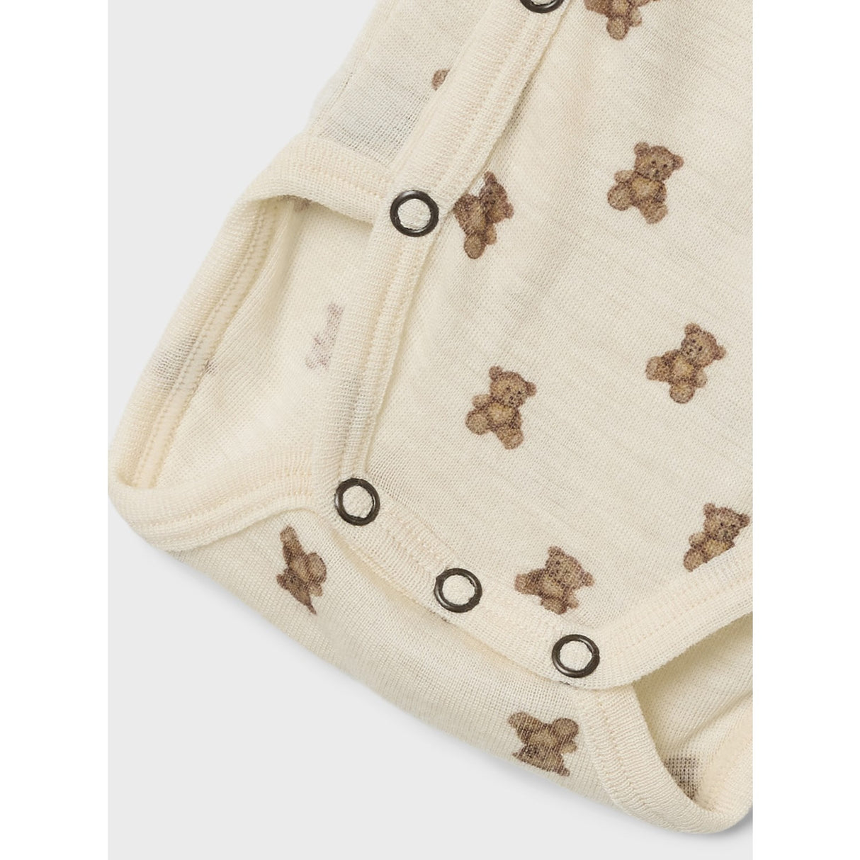 Lil'Atelier Turtledove Melange Nbnnalu Wo/Mo Ls Slim Slå-om Body Lil