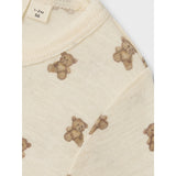 Lil'Atelier Turtledove Melange Nbnnalu Wo/Mo Ls Slim Dragt Lil