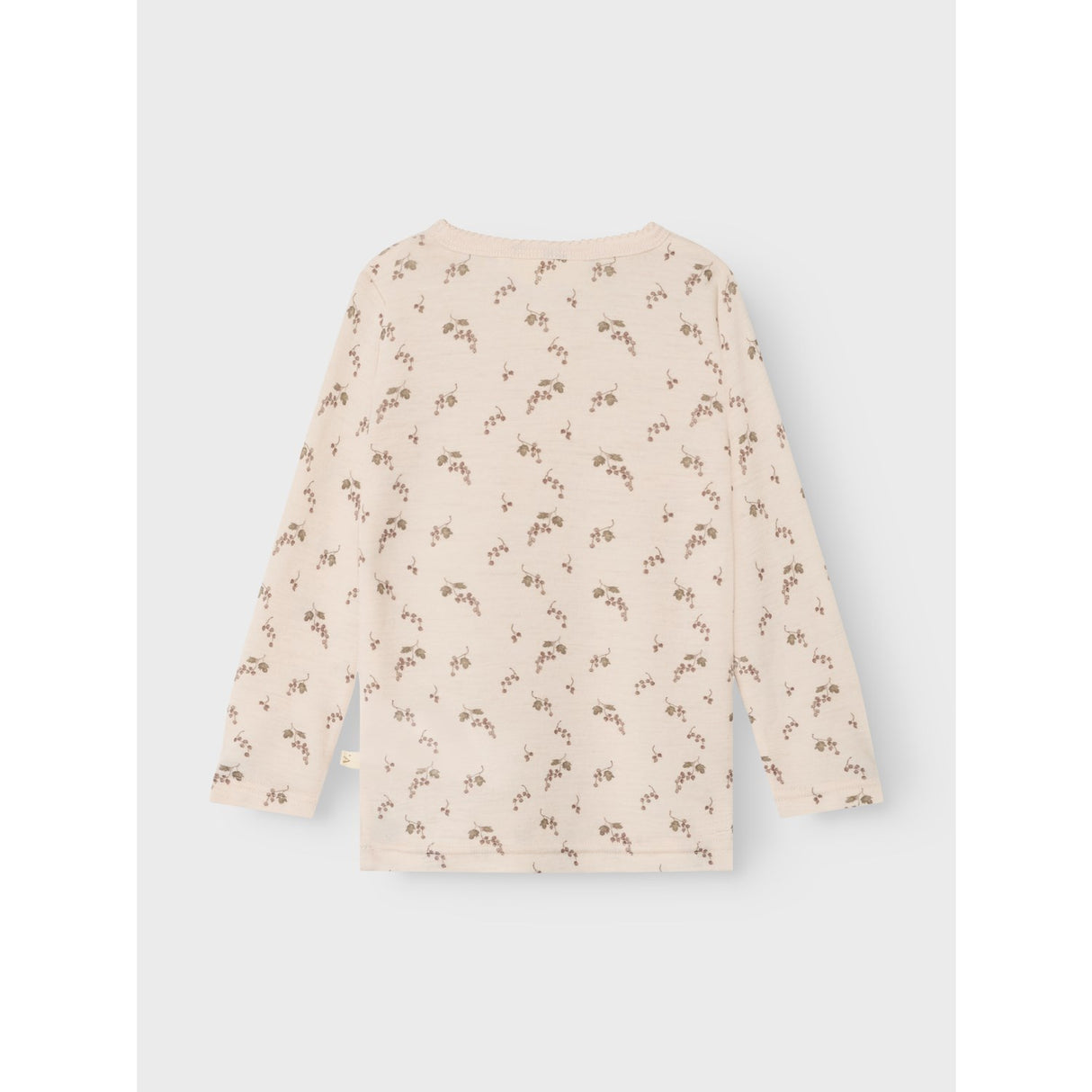 Lil'Atelier Morganite Berry Nmfnoel Nia Uld Ls Slim Top Lil