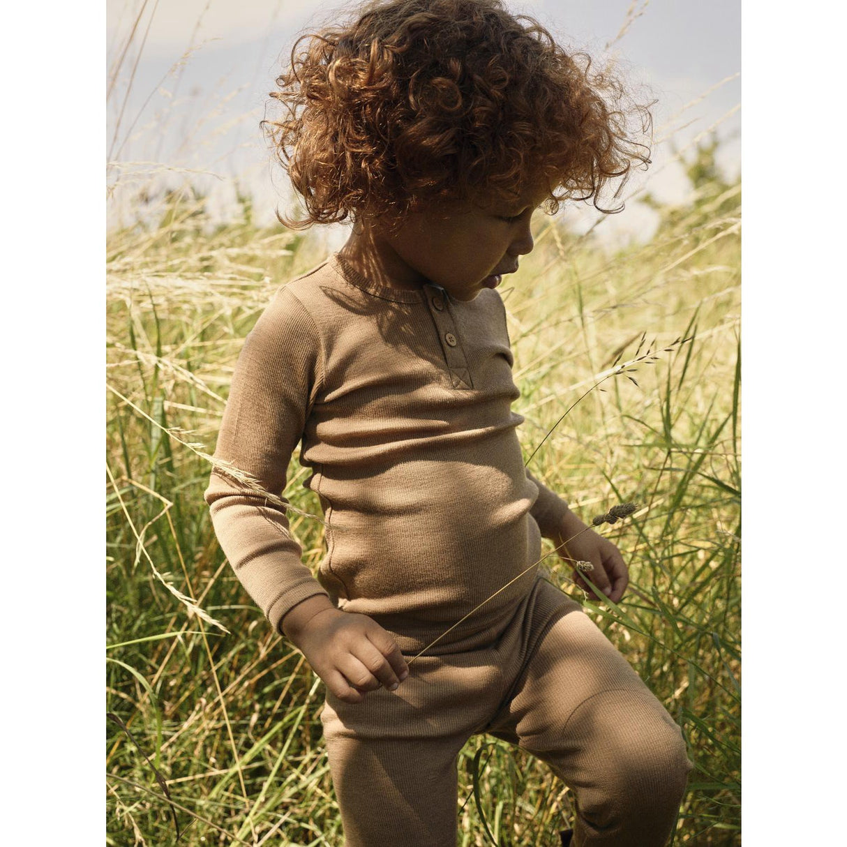 Lil'Atelier Tigers Eye Nmnnoel Neb Uld Slim Leggings Lil