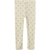 Lil'Atelier Turtledove Melange Nmfnalu Wo/Mo Slim Leggings Lil