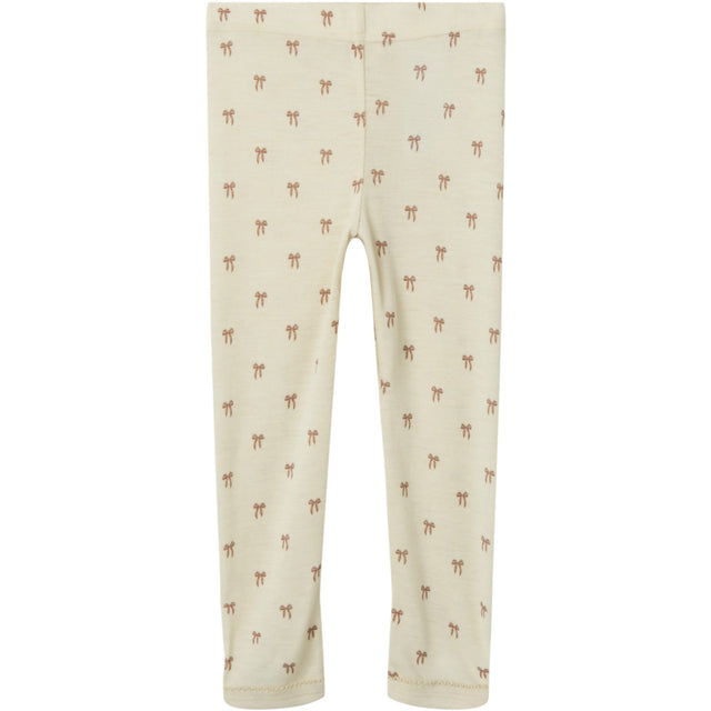 Lil'Atelier Turtledove Melange Nmfnalu Wo/Mo Slim Leggings Lil