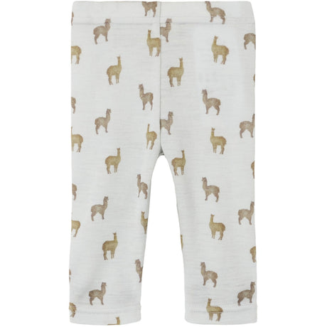 Lil'Atelier Gray Dawn Lama Nbmnoel Nor Uld Slim Leggings Lil