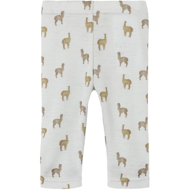 Lil'Atelier Gray Dawn Lama Nbmnoel Nor Uld Slim Leggings Lil