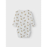 Lil'Atelier Gray Dawn Lama Nbmnoel Nor Uld Ls Slim Body Lil