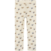 Lil'Atelier Turtledove Melange Nmmnalu Wo/Mo Slim Leggings Lil
