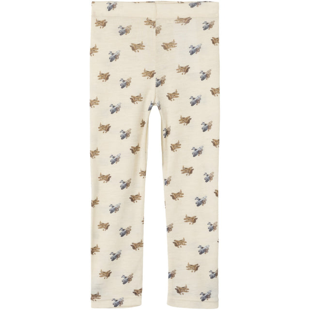Lil'Atelier Turtledove Melange Nmmnalu Wo/Mo Slim Leggings Lil