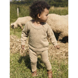 Lil'Atelier Safari Melange Nbnnalio Ls Slå-om Strik Lil