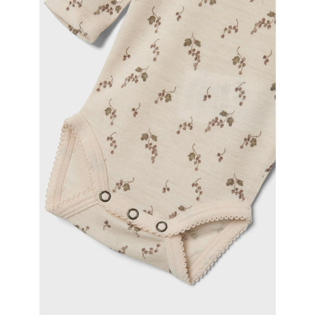 Lil'Atelier Morganite Berry Nbfnoel Nia Uld Ls Slim Body Lil Noos