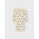 Lil'Atelier Turtledove Melange Nbmnalu Wo/Mo Ls Slim Body Lil Noos