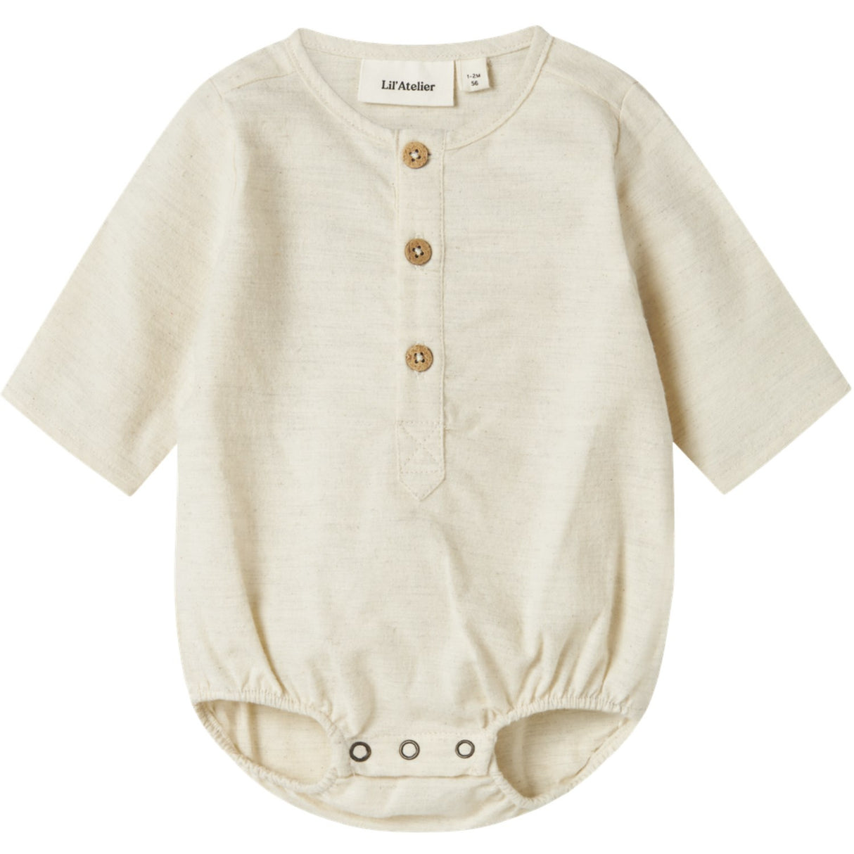 Lil'Atelier Turtledove Nbmotto Ls Loose Skjorte Body Lil