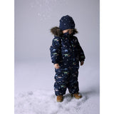 Name It Dark Sapphire Dino Earth Nmmsnow10 Dragt Aop Fo Noos