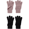 Name It Black Woodrose Nkfmagic Glitter Handsker 2P