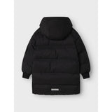 Name It Black Nkfmusk Puffer Jakke Long Tb