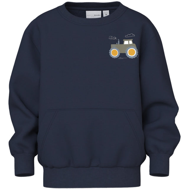 Name It Navy Blazer Tractor Nmmvugo Ls Nreg Sweat Bru