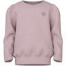 Name It Burnished Lilac Heart Embroidery Nmfvima Ls Nreg Sweat Bru