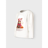 Name It Cloud Dancer Autumn Bunny Nmfvotea Ls Nreg Top