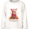 Name It Cloud Dancer Autumn Bunny Nmfvotea Ls Nreg Top
