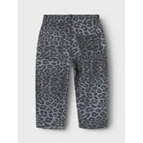 Name It Night Owl Grey Leopard Nmfbella Twi Mom Bukser 4444-Td