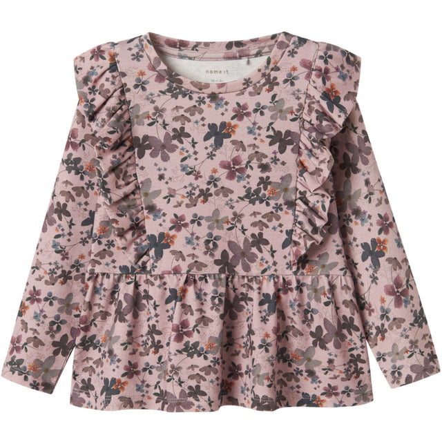 Name It Burnished Lilac Nmfnaline Ls Top