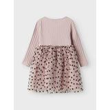 Name It Burnished Lilac Nmfnea Ls Tyl Kjole