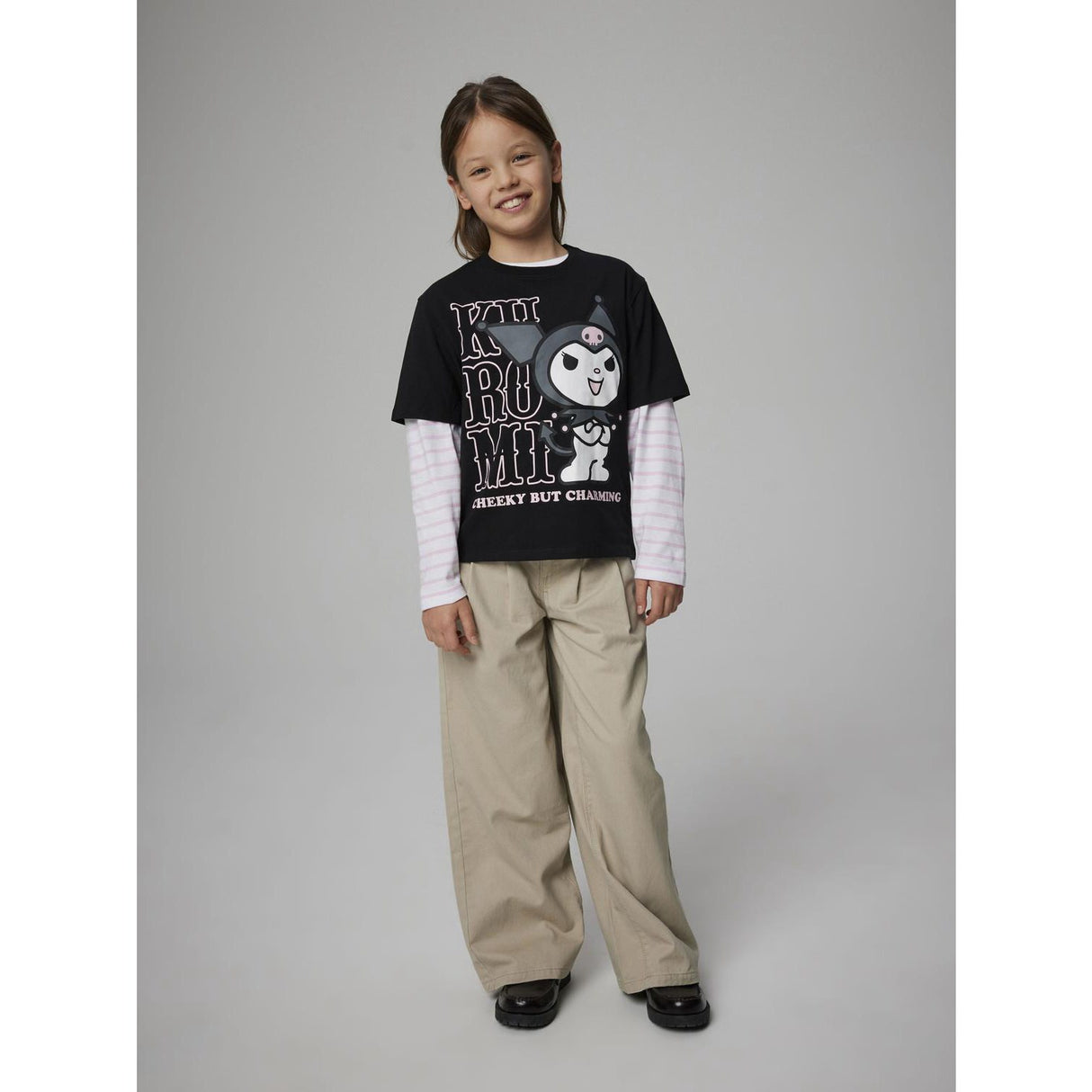 Name It Black Nkfakisa Kuromi Ss Nreg Top Box Sky