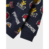 Name It Navy Blazer Nmmsilo Pokemon Nreg Sweat Bru Sky