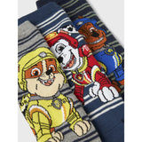 Name It Insignia Blue Nmmsommer Paw 3-Pak Strømper Cplg