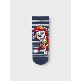 Name It Insignia Blue Nmmsommer Paw 3-Pak Strømper Cplg