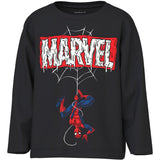 Name It Black Nmmsuler Spider Nreg Ls Top Mar