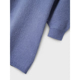 Name It Blue Ice Nkfomarian Ls Strik Kjole