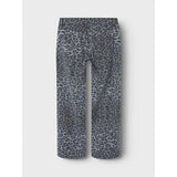 Name It Night Owl Grey Leopard Nkfrose Wide Twi Bukser 4444-Td Noos