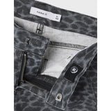 Name It Night Owl Grey Leopard Nkfrose Wide Twi Bukser 4444-Td Noos