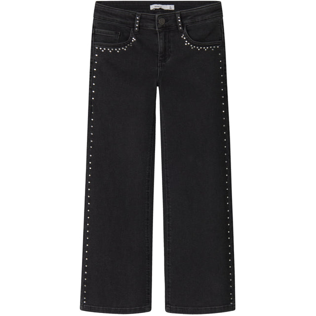 Name It Black Nkfrose Wide Rhinestone Jeans 8810-Bf O