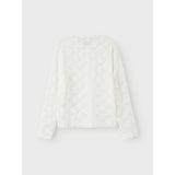 Name It Cloud Dancer Nkfnace Ls Top