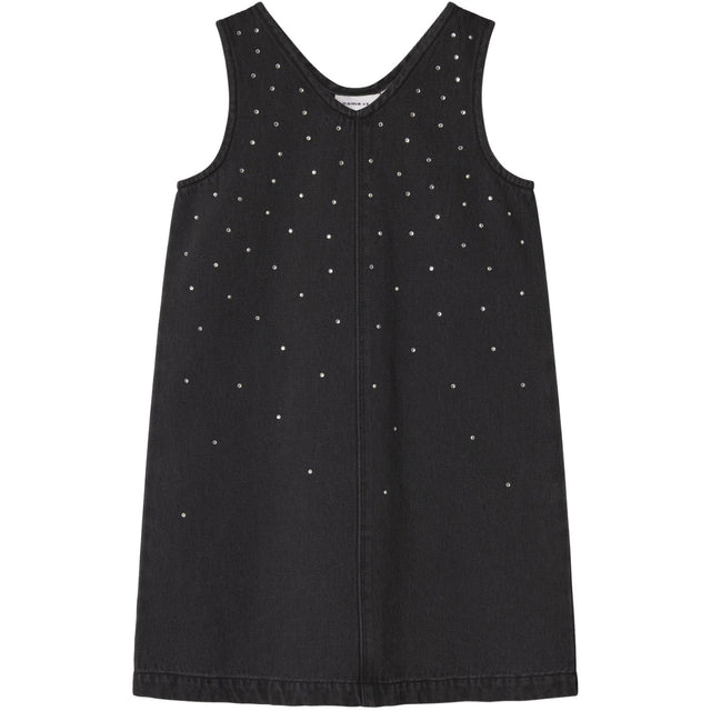 Name It Dark Grey Denim Nkfmonala Sl Loose Kjole 8810-Im O