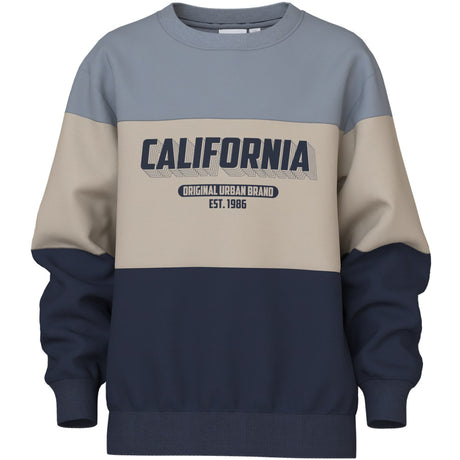 Name It Navy Blazer California Nkmvemil Ls Nreg Sweat Bru