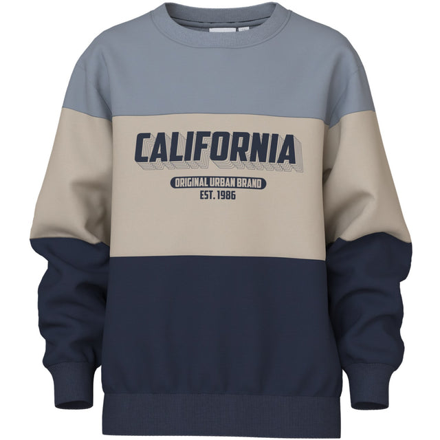 Name It Navy Blazer California Nkmvemil Ls Nreg Sweat Bru