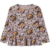 Name It Burnished Lilac Nmfsemma Gabby Ls Top Sky