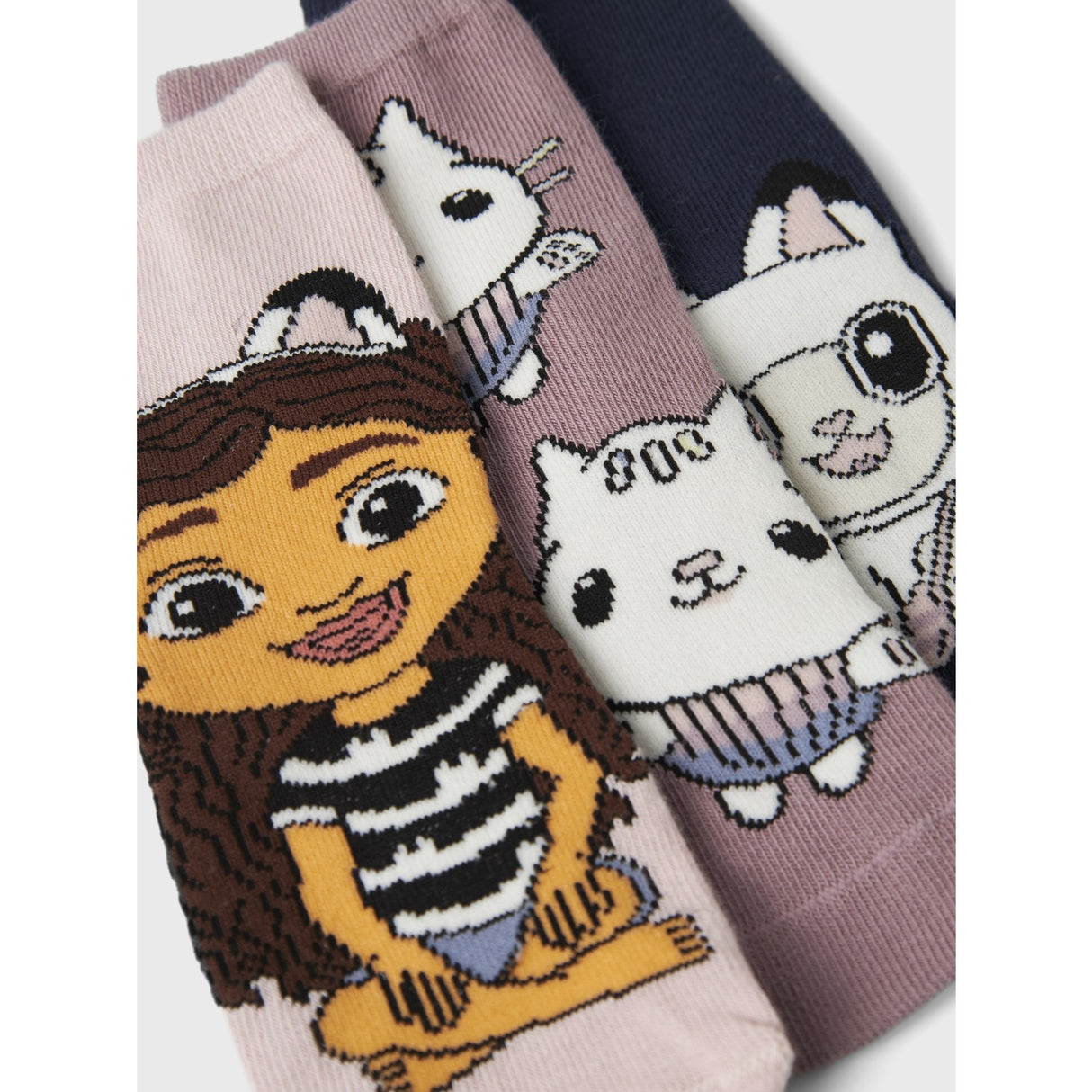 Name It Burnished Lilac Nmfsesara Gabby 3-Pak Strømper Sky