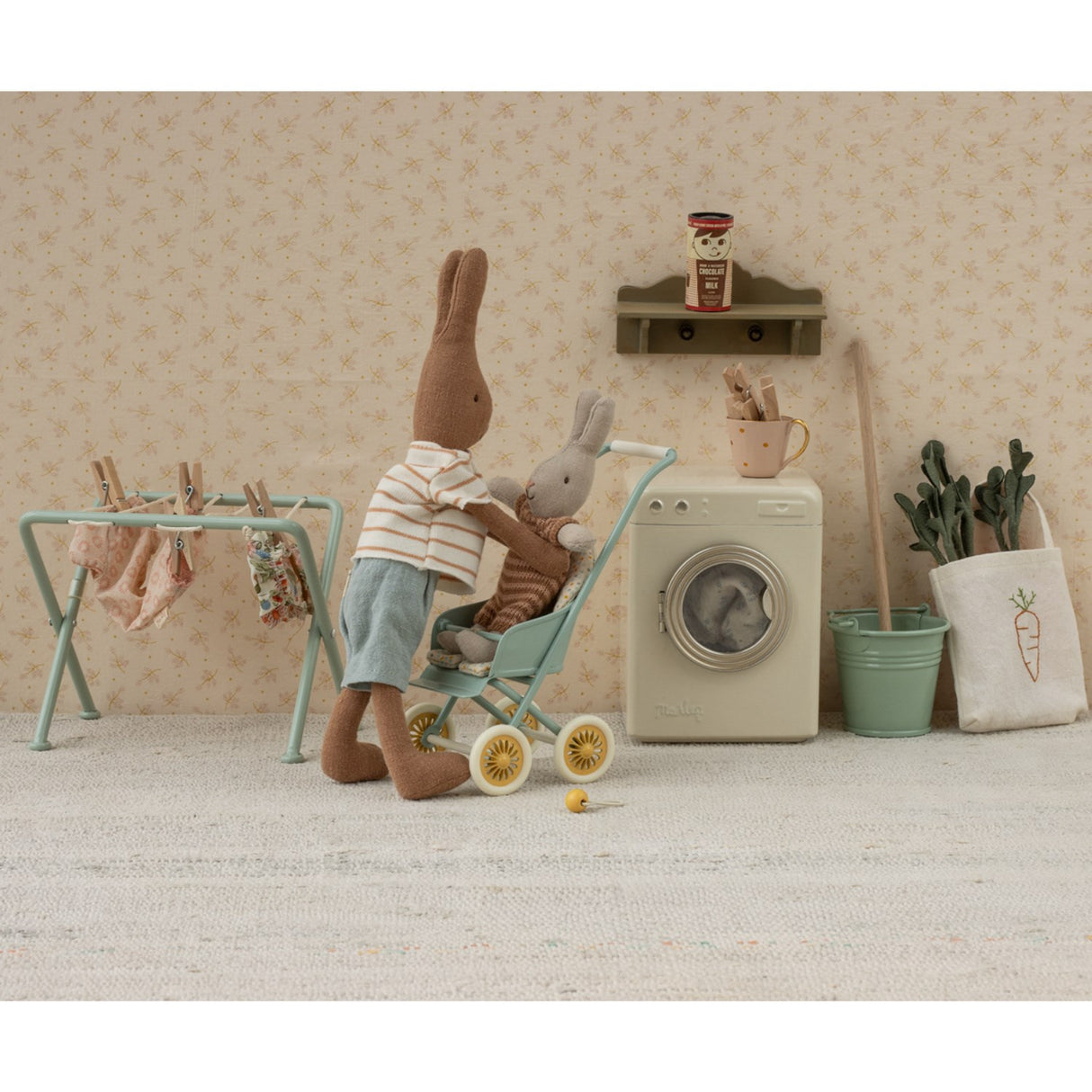 Maileg Klapvogn, Micro - Mint