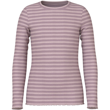Name It Toadstool Burnished Lilac Nkfvemma Ls Slim Top